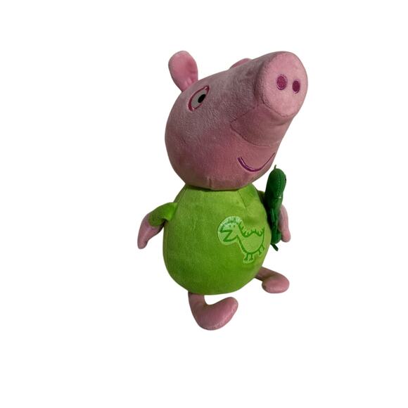 2003 Peppa Pig Sleep & Oink George With Dinosaur Talking Plush - Picture 2 of 5